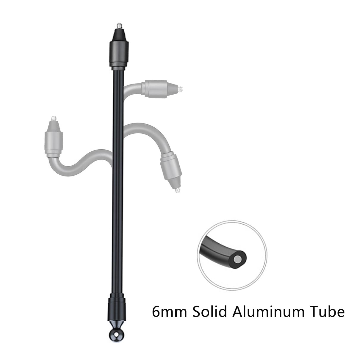 Regolabile 360° Supporto Universale per Tablet con Collo di Cigno Flessibile per iPad, Telefoni