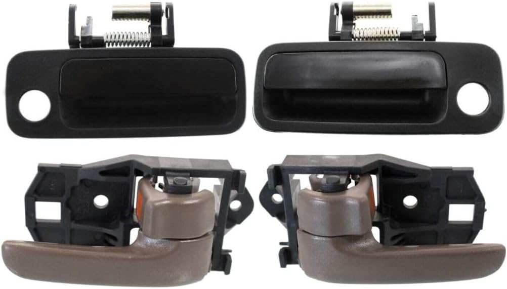 Auto Body Repair for Lexus for ES300 1997-2001,for Toyota for Camry 1997-2001 Front Left and Right Brown Smooth Black Exterior Door Handle-Part Name 69220AA010 TO1311114