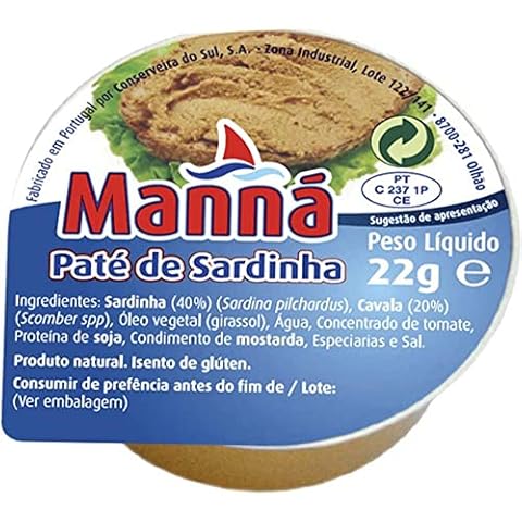 Manna Sardine Pâté, 24 x 22g Pack Cover