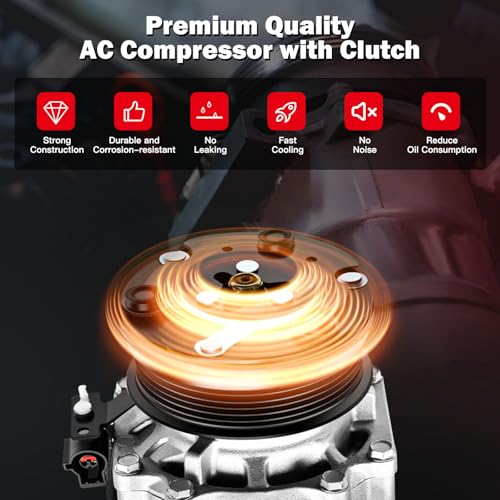 Image of Air Conditioning Compressor for Ford Freestyle Five Hundred 3.0L 2005-2007