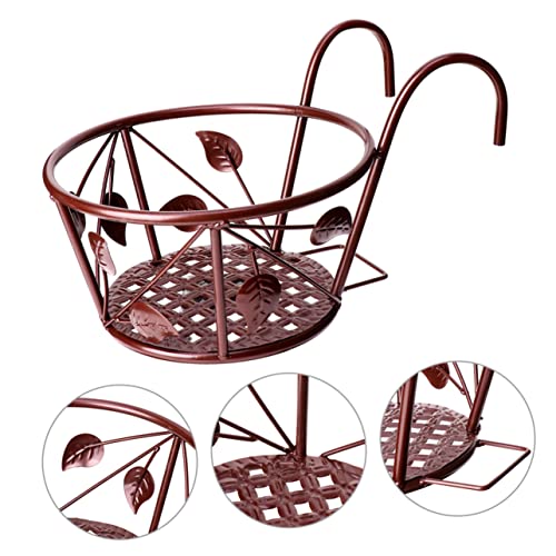 YARNOW 3 Peças Suporte De Mesa Estilo Europeu Suporte De Mesa Em De Bronze Balde De Gancho De Jardim