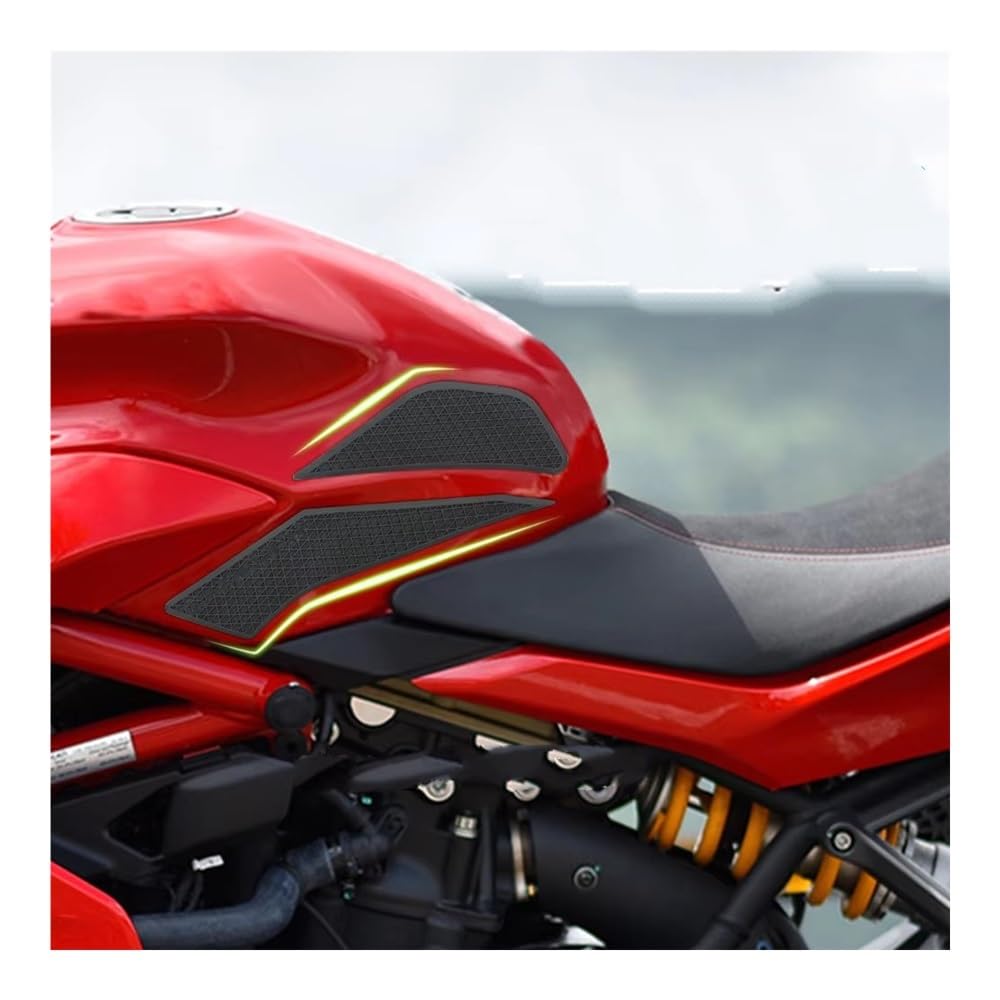 Paraserbatoio Moto Accessori Moto Tappetino Antiscivolo Per Serbatoio Carburante Adesivi Per Impugnatura Protezione Per SuperSport 950 Per Super Sport 939(Set)