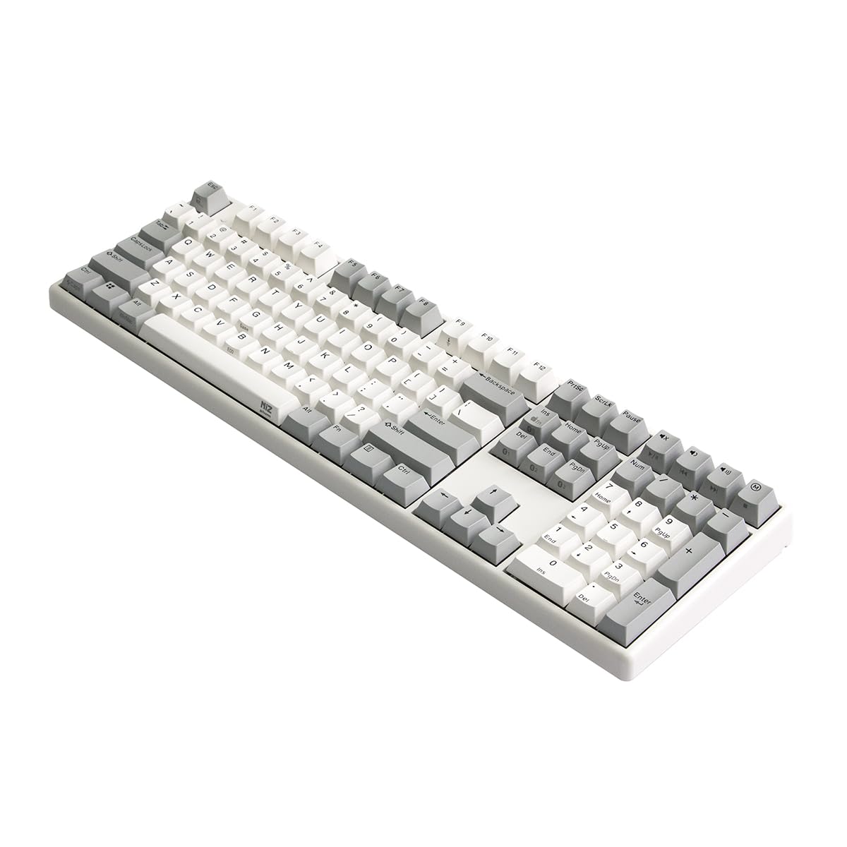 Amazon | NiZ キーボード 【X108白い無線】 静電容量無接点方式