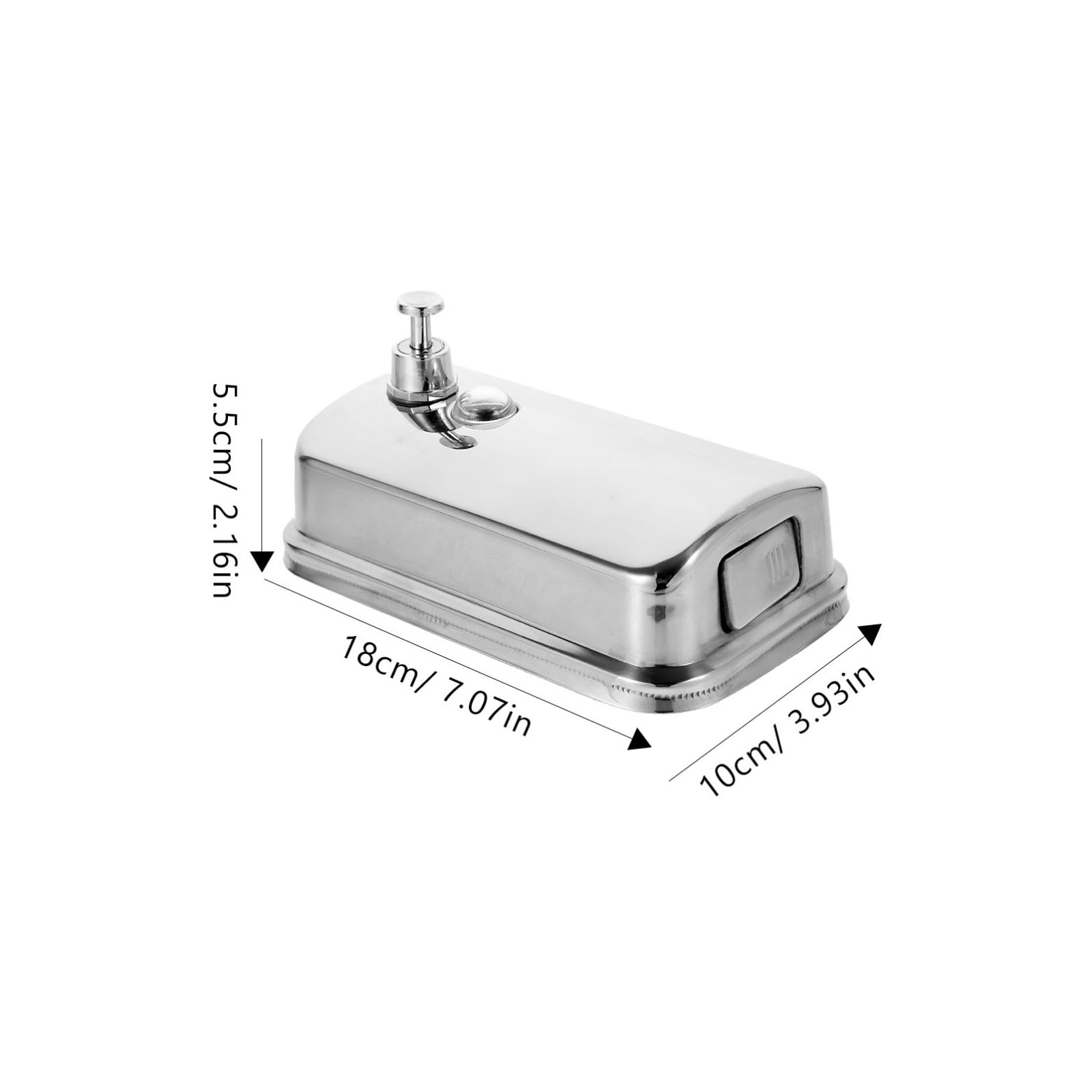 Kichvoe Dispenser Lozioni Inossidabile da in e 800 Ml, Design Leggero per Saponi Liquidi Stili multipli Bagno e Cucina Stili multipli