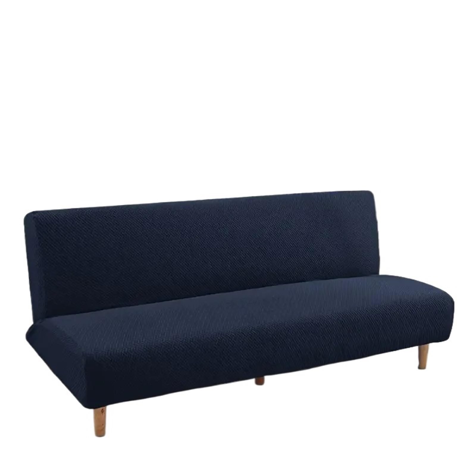 DHYUACN Armless Sofa Slipcover Jacquard Sofa Bed Covers Armless Cover Without Armrest for Living Room Stretch Folding Home Couch Slipcovers(Color 7,S)