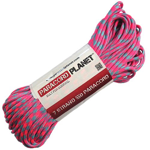 PARACORD PLANET 10 Feet 10' 550Lb Type Iii Paracord Cotton Candy โ image 1