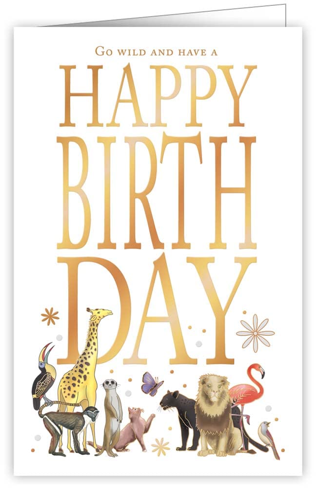 Quire Touch Of Classic Card Wild Animals