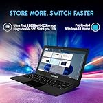 FUTOPIA-ULTIMUS-Pro-N4020c-Thin-Light-4GB-RAM128GB-eMMC-141-inch-358-cm-HD-Display-Win-11-Home-Matt-Black-120-Kg-NU14U3CNC43BN-MB