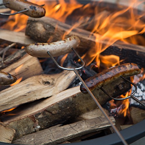 Bruzzzler Spiedi Extra Lunghi per Falò o Vassoio