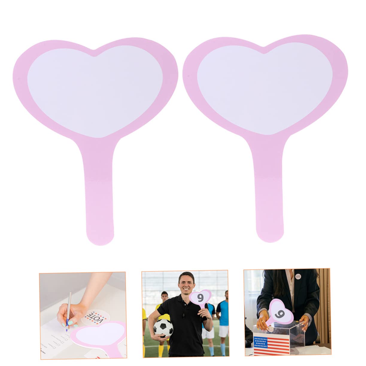OSALADI 5 Set Tabellone Fare Tenuto Scheda Bianca A Pagaia Lavagna Cancellabile A Secco Portatile Cancella A Secco Assi Bianche Lavagne Bianche Cancellabili A Secco Schiuma 2 Pezzi * 5