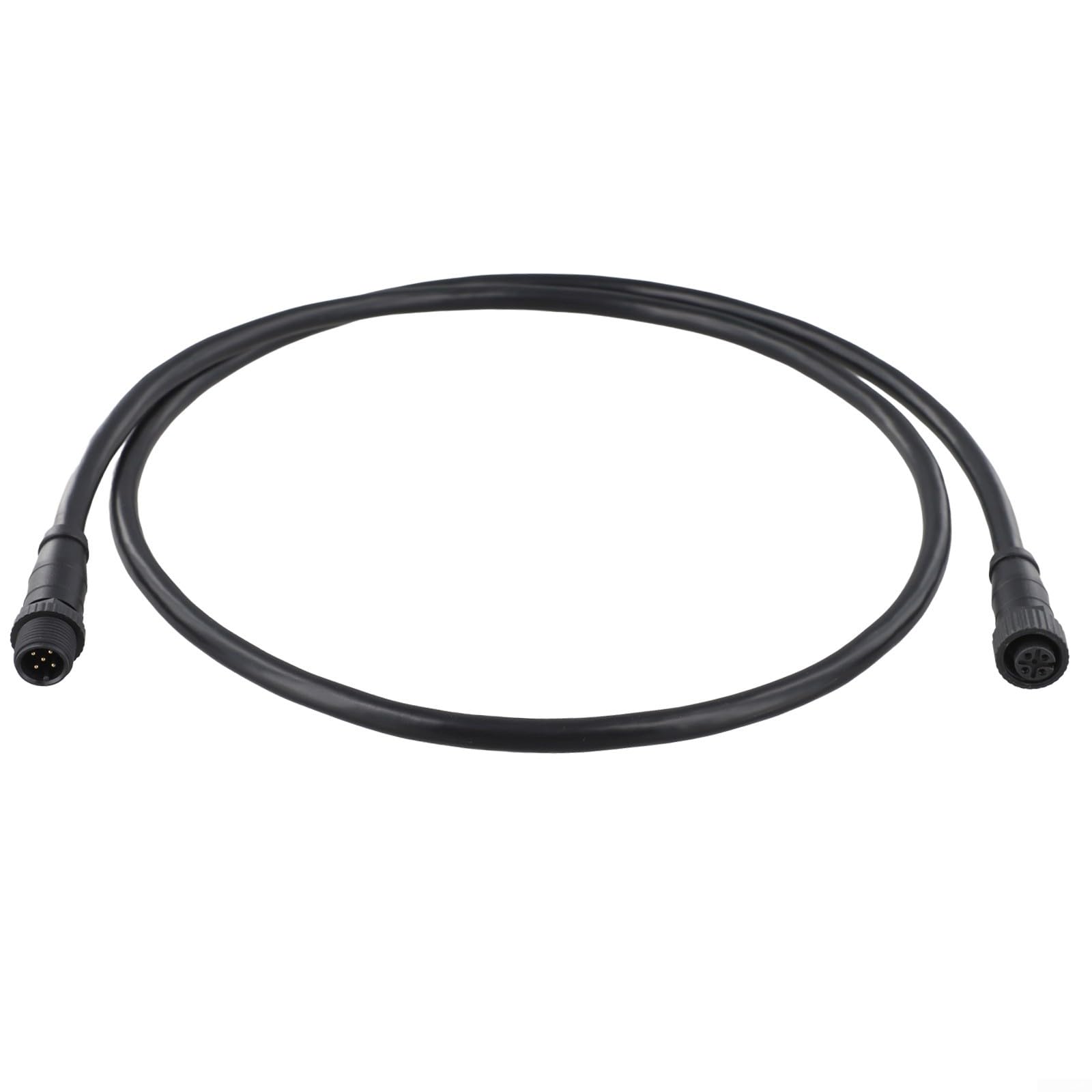 Yhenlovtt Cable Compat Conector de plástico de latón resistente al agua macho para M125p 2000 Backbone Drop Marine Ip67 1m/2m/Nmea a hembra (1 metro)