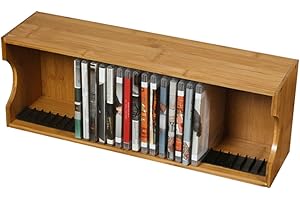Rustic Wood CD Storage Box - The Perfect Organizer for Your Media Collection