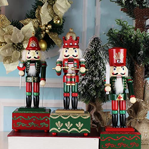 Wosieue 32 cm Natale Schiaccianoci compleanno