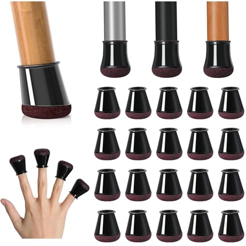 20 Stück Stuhlbeinkappen Klein Silikon Schutzkappen für...