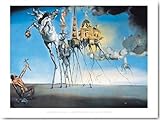 lithographie dali ebay  Dali La Tentation de St. Antoine Reproduction d\'art 80 x 60 cm
