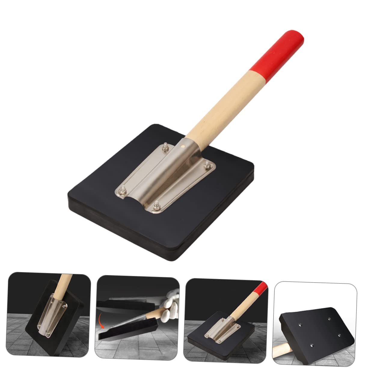 VILLCASE De Pavage De Carrelage Outil De Construction Marteau Caoutchouc Maillet Utile Pour Aplatissement De Tuiles