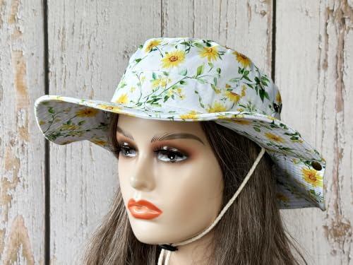 Image of Wide Brim Bucket Hat for Women Girl Men Boy