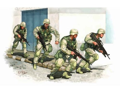 Figura Ejército USA Irak 2005 escala 1:35 miniatura 2
