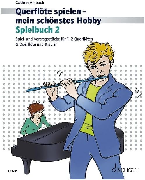 Play Transverse Flute, My Most Beautiful Hobby Playbook 1 and Game Book 2 (ED 9486, ED 9487, 9783795757595 - Image 3