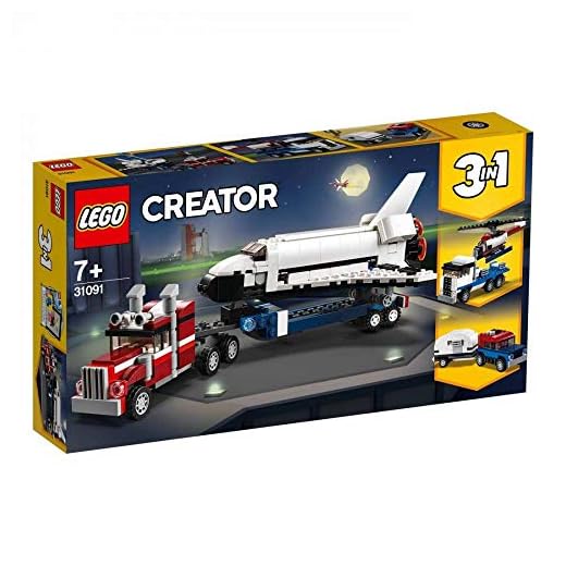 LEGO Creator 3in1 Shuttle Transporter 31091 Building Kit (341 Pieces)