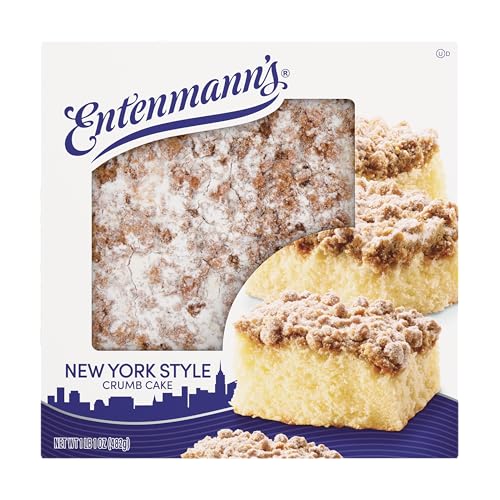 Entenmann's New York Style Crumb Cake, Brown Sugar and Cinnamon Coffee Cake, 17 oz Box