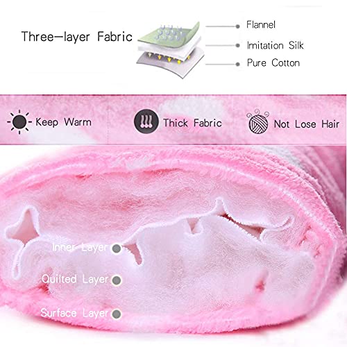 Image of XIFAMNIY Baby Newborn Jumpsuit Footie Hooded Thicken Winter Bunting Outwear Snowsuit Pajamas for Girls Boys