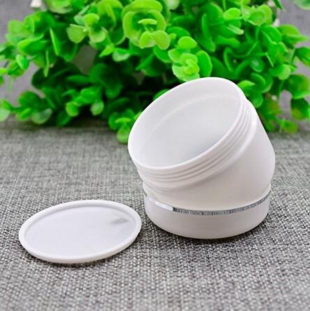 6PCS White Plastic Jar with Dome Lid 8 Oz (250g) Portable Refillable Cosmetic Makeup Face Cream Lotion Jar Lip Balm Lotion Storage Container Bottle Pot Case4