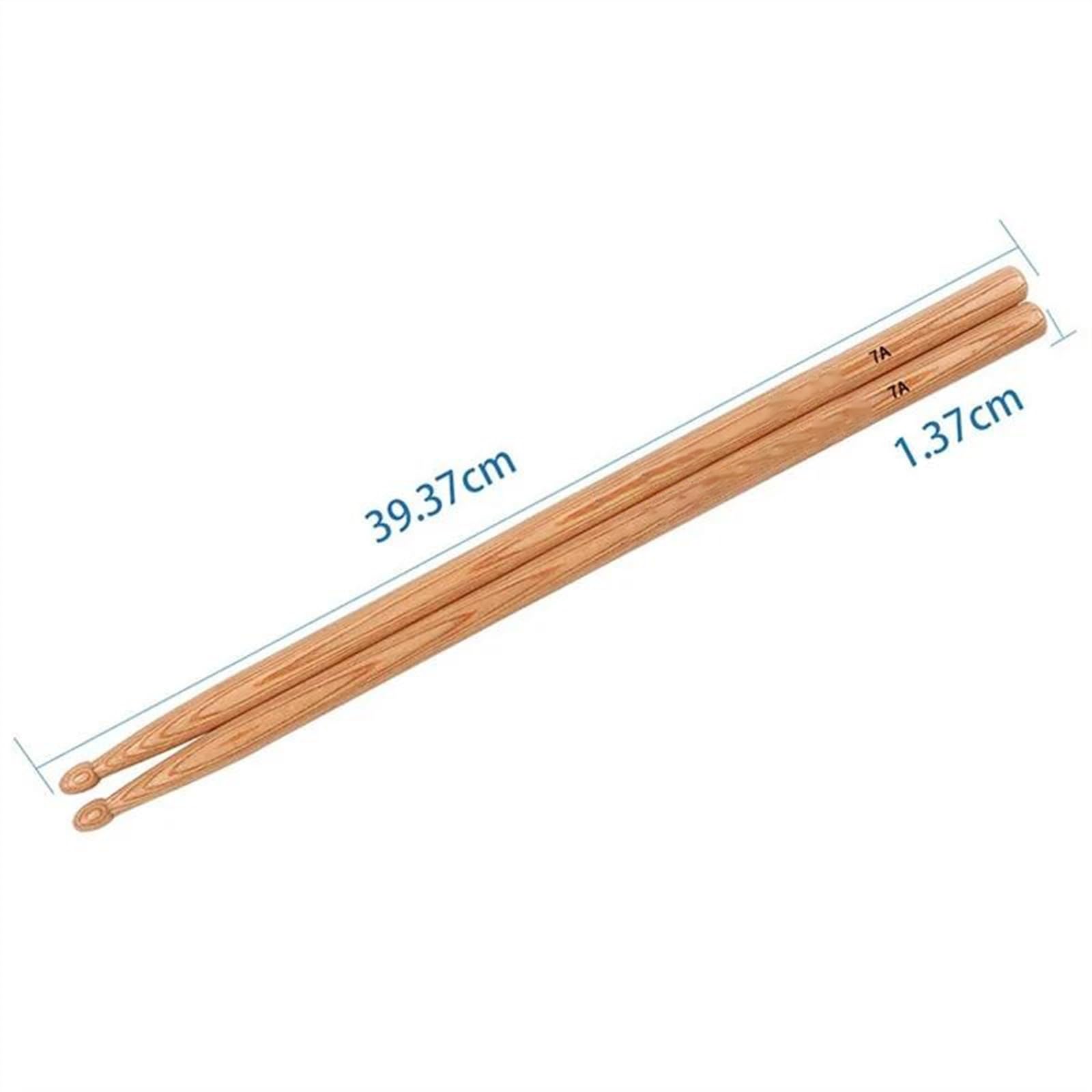 Baquetas para Principiantes Baquetas De Madera Para Principiantes, Accesorios De Práctica 5A/7A, 1 Par (Color : 7A)