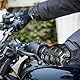 EVO Fitness Motorradhandschuhe Mit Winter Thermo Innenhandschuhen Thinsulate 3M Hipora Carbon Shell Fiber Knuckle Smartphone Touch Kompatibel Winddicht MTB Racing Motocross Allwetter (Schwarz, M)