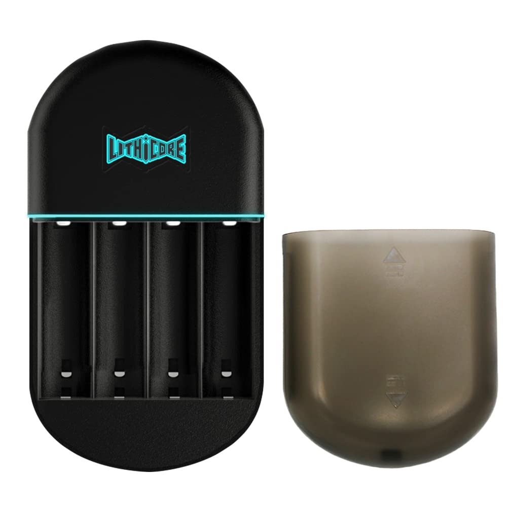 AA Battery Charger,aa Rechargeable Battery Charger for AA Battery Ni-MH Ni-CD Rechargeable Batteries with LED Indicators & Multiple Protection Functions