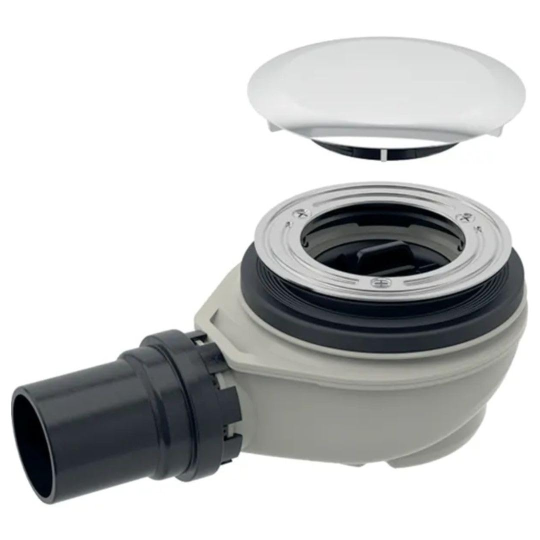 Geberit siphon de douche Ø90 avec bouchon et sortie PE 50 mm - 150.552.21.1