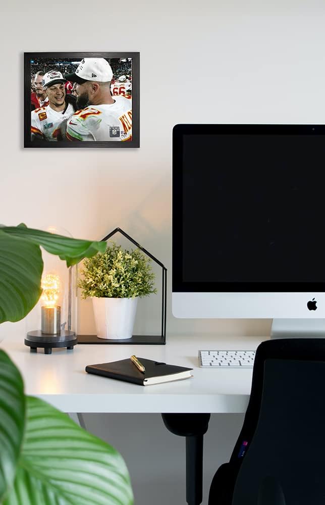 Kansas City Chiefs Patrick Mahomes And Travis Kelce Celebrate Their Second Super Bowl Victory Framed 8x10 Photo Picture