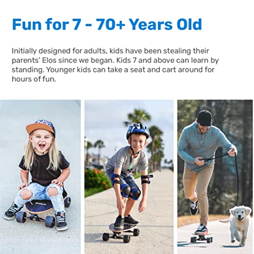 Elos Skateboard Diy Kit - Starter Model - The Mini Longboard Cruiser Skateboard In A Diy All-In-One Kit. Stem Education. Built It Yourself. Fun For Kids And Adults. Maroon Red. #TOP7