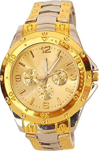 ZUPERIA Stainless Steel Gold Color Analog Watch For Boys And Men, Dial_Multi (B082W1P48K) Amazon Price History, Amazon Price Tracker