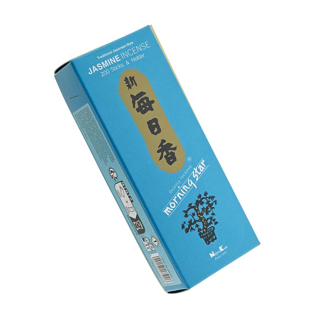 Giftlocaluk Morning Star Jasmine Incense 200 Sticks | Natural, Eco-Friendly Aromatherapy | Plastic-Free, Paper Packaging | Relaxation, Meditation & Home Fragrance