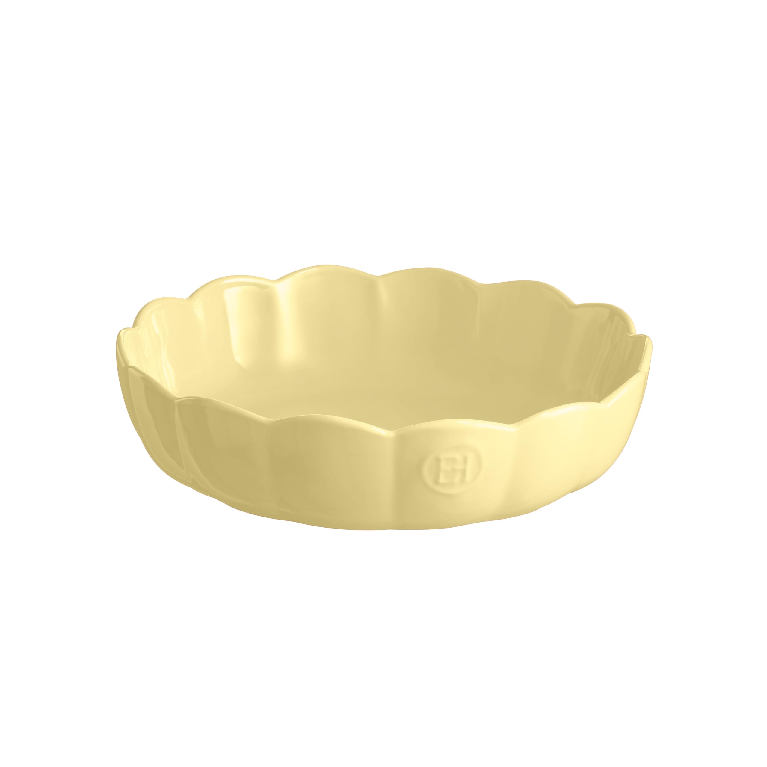 Emile Henry Madeleine Round Mould – High Resistance Ceramic – Homogeneous Baking – Vanilla Yellow – Made in France