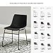Signature Design by Ashley Centiar Mid Century Dining Room Bucket Chair, 2 Count, Black