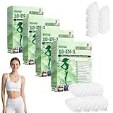 Paquete de 4 cajas Moringa X Berberine Patch 10 en 1,parche Nano Microneedle Adelgazador, ingredientes naturales,parches corporal suave para todo tipo de cuerpo