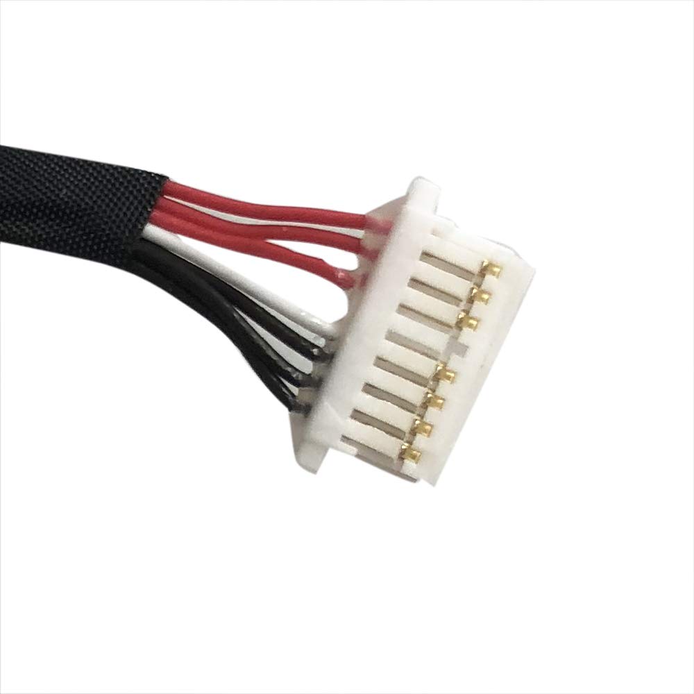 Gintai DC JACK ZŁĄCZE PORT ŁADOWANIA ZASILANIA dla Dell Inspiron 15 5568 5578 5579 7558 7568 7569 7570 7573 7580 P55F P58F P70F001 P70F002 0PF8JG 0JDX1R 0248FC JDX1R 450.07R03.000