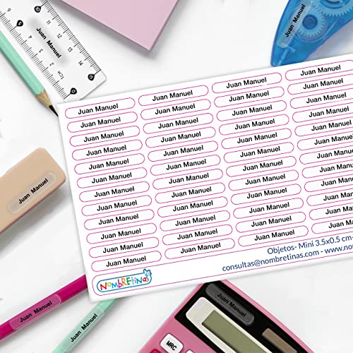 60 Etiquetas Personalizadas Adhesivas Mini 35 Mm X 5 Mm Pegatinas En Vinilo Laminado Marcar Objetos Lápices Bolis Rotuladores Reglas. Transparen 60 Etiquetas Personalizadas Adhesivas Mini 35 Mm X 5 Mm Pegatinas En Vinilo Laminado Marcar Objetos Lápices Bolis Rotuladores Reglas. Transparen