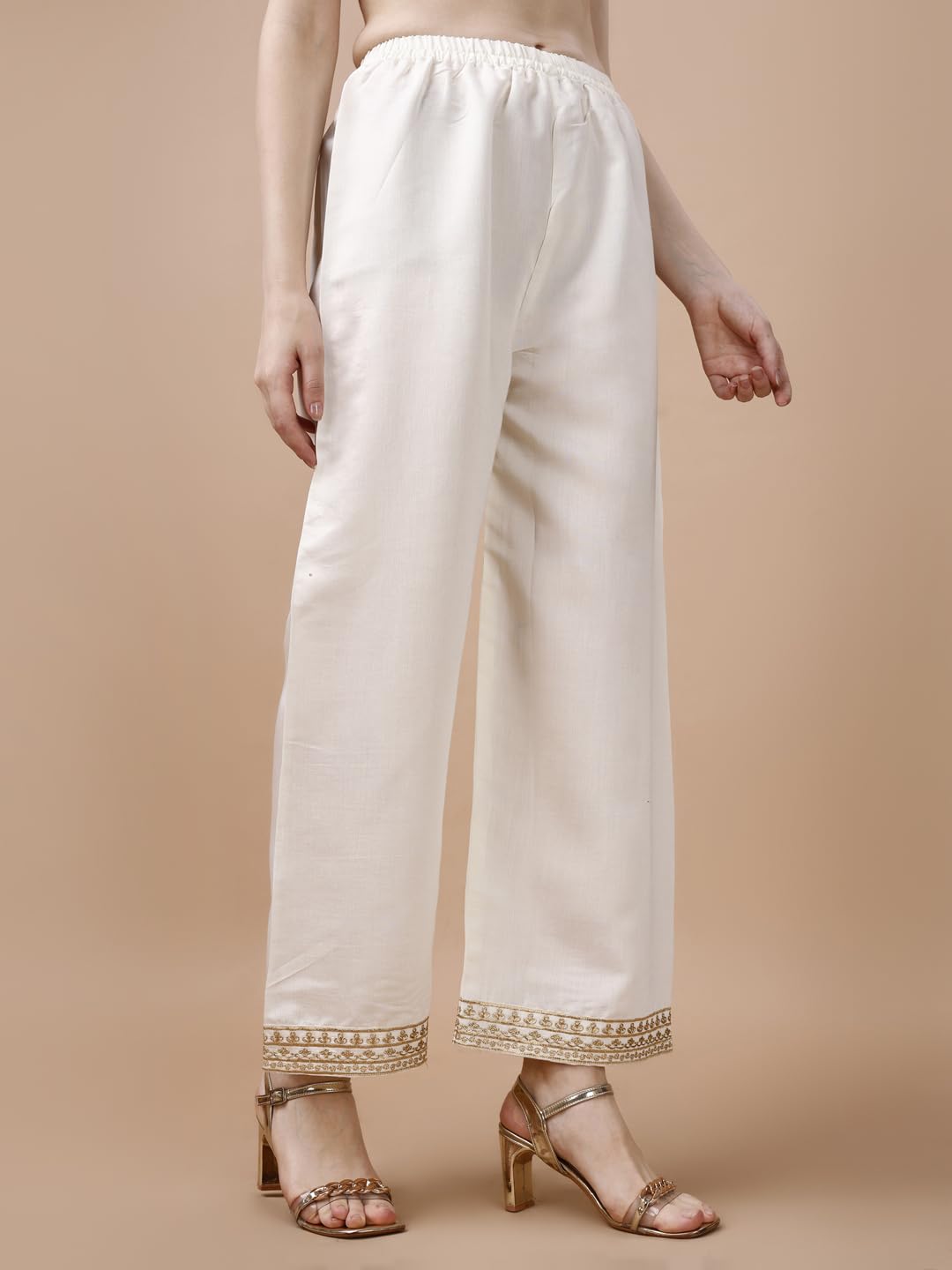 Diwali Sale Pratham Blue Kurta Set For Women Silk Embroidered Straight Kurta Set For Women With Palazzos And Dupatta