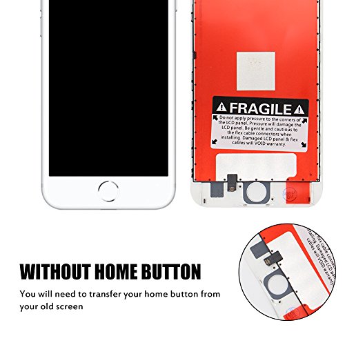 for iPhone 6S Screen Replacement White 4.7 Inch, LCD Display with 3D Touch Screen Digitizer Assembly Include Full Set Repair Tools