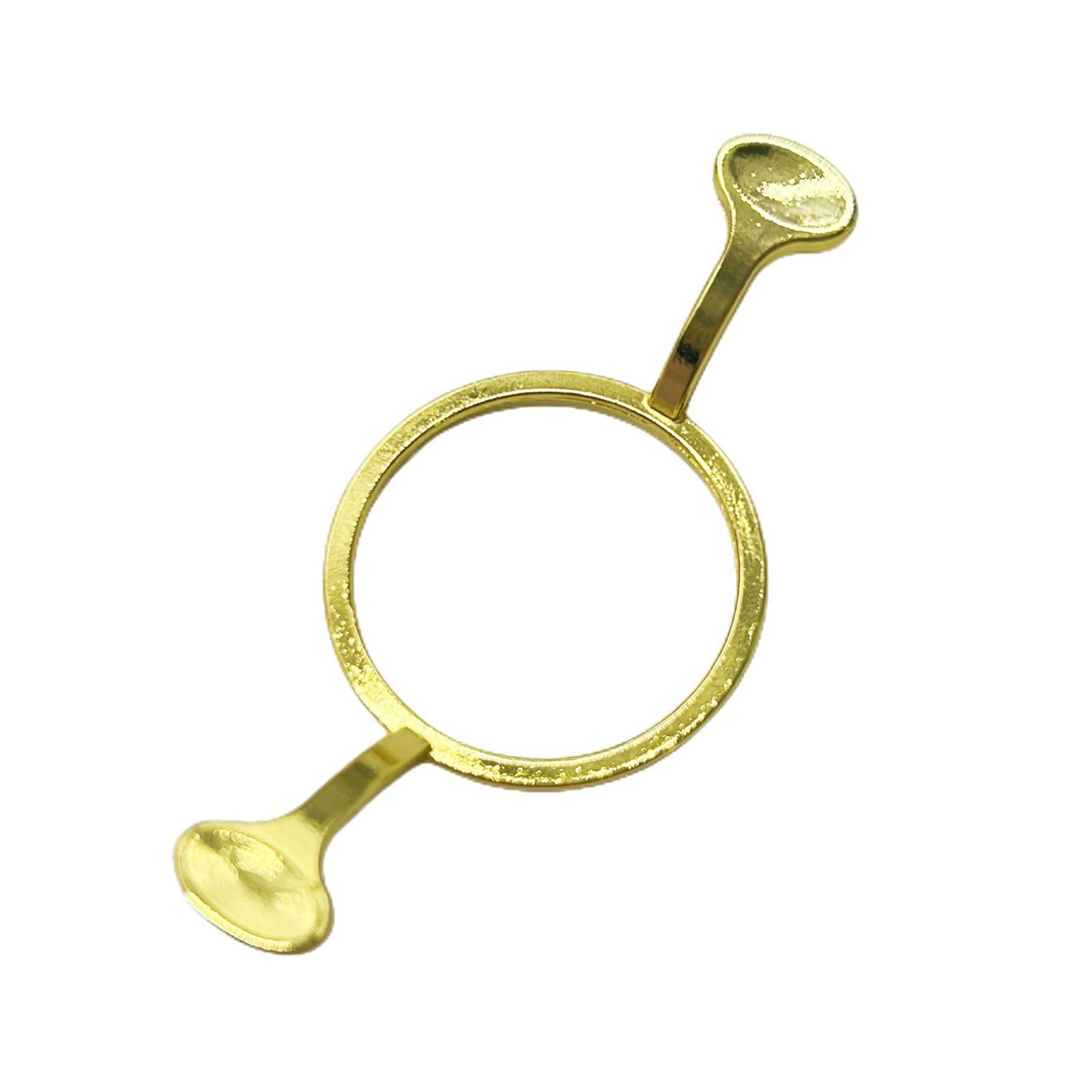 Puco Wax Seal Stamp Rings Metal Sealing Wax Molds Holder For Diy Scrapbook Gift Envelope Card Decoration Sealing Fix Shapes Metal Wax Seal Mold Seal Moulds