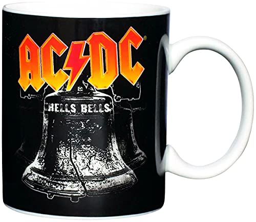 AC/DC Hells Bells Unisexe Mug multicolore, Céramique, 0,4 L