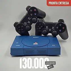 Console Retrô PSX com 130 mil jogos + 2 Controles diversos Games e Jogos + 700 Jogos PS1