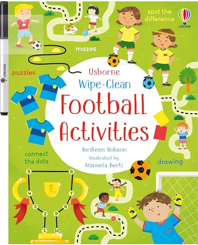 Usborne Wipe-Clean Football Activities.