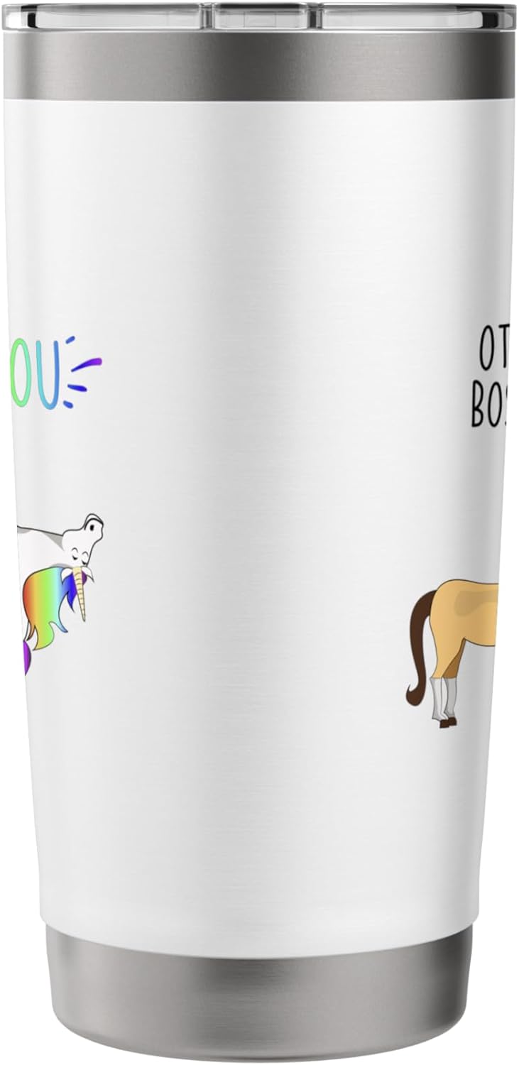 Other Bosses You Unicorn vs Horse Stainless Steel Insulated Tumbler - Image 2