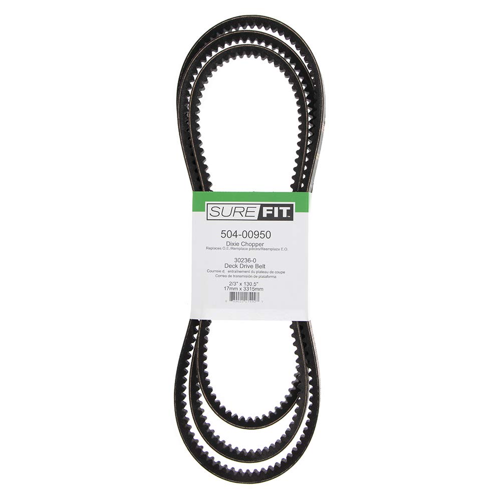 SureFit Deck Drive Belt Replacement for Dixie Chopper 30236-0 60" Cut ZTR XXW Hydro Lawn Mowers
