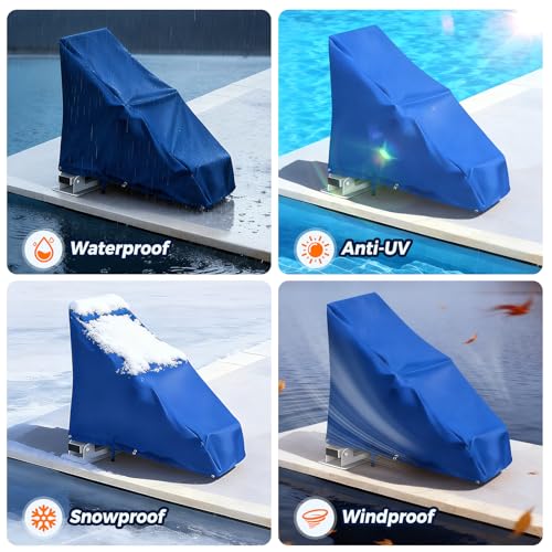 Funda Protectora para Silla Elevadora de Piscina Azul miniatura 6