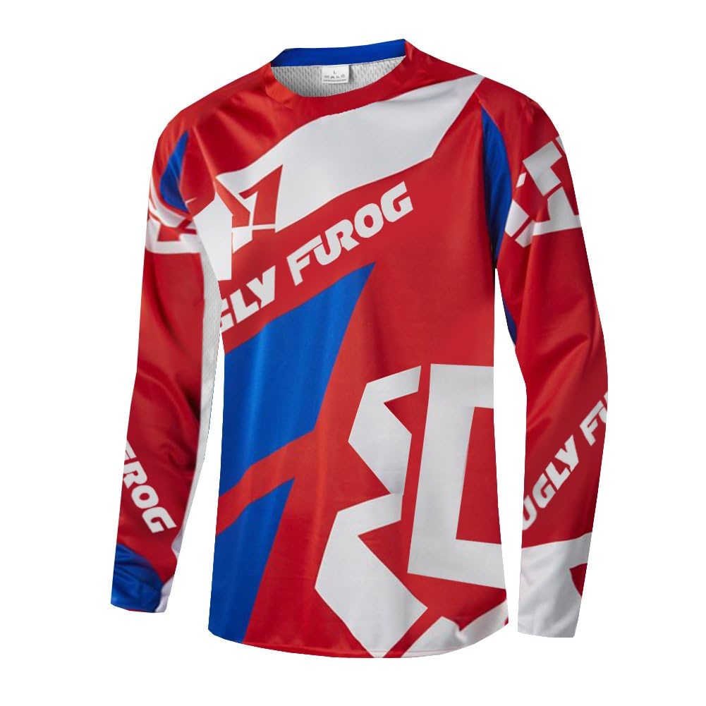UGLY FROG MTB Jersey Mens MX Jersey Downhill T-Shirt Long Sleeve Motocross Shirt Breathable